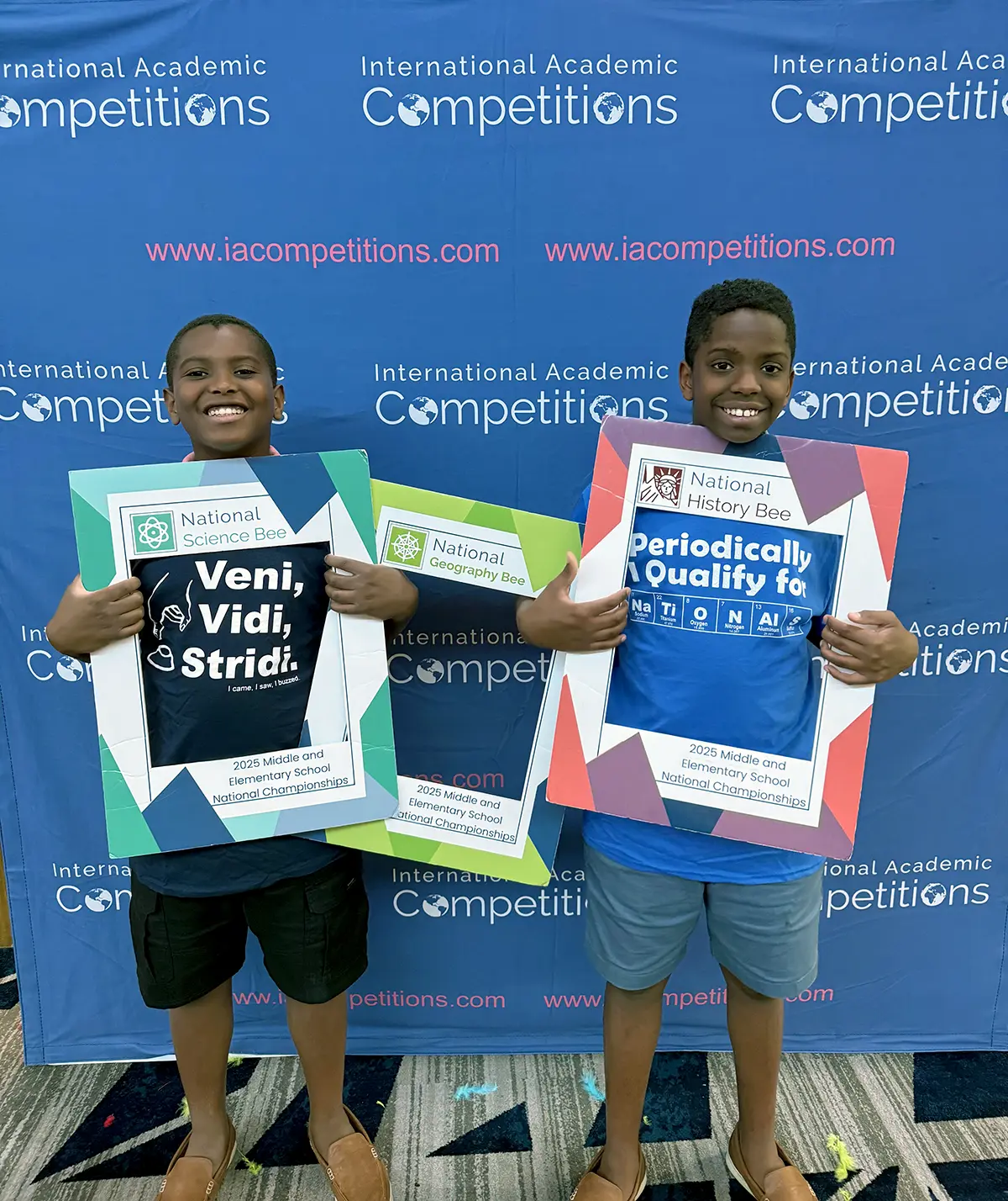Students participating in IAC Quizbowl Competitions